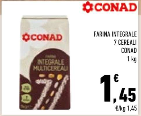FARINA INTEGRALE 7 CEREALI CONAD