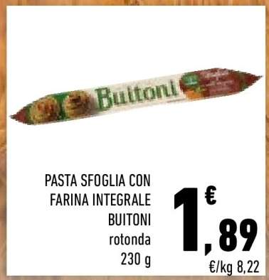 Pasta Sfoglia con Farina Integrale Buitoni