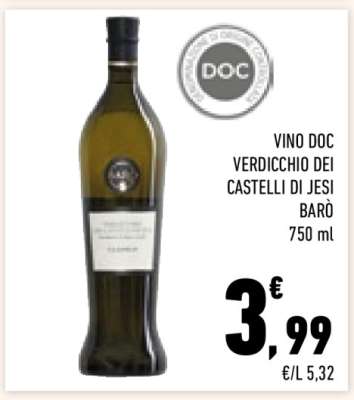 Vino DOC Verdicchio dei Castelli di Jesi Barò