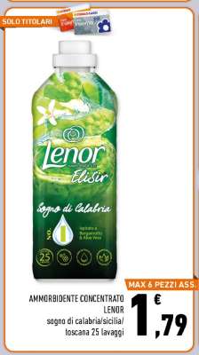 Ammorbidente Concentrato Lenor