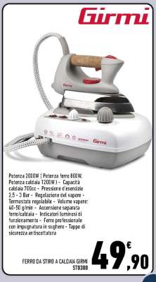 FERRO DA STIRO A CALDAIA GIRMI ST0300