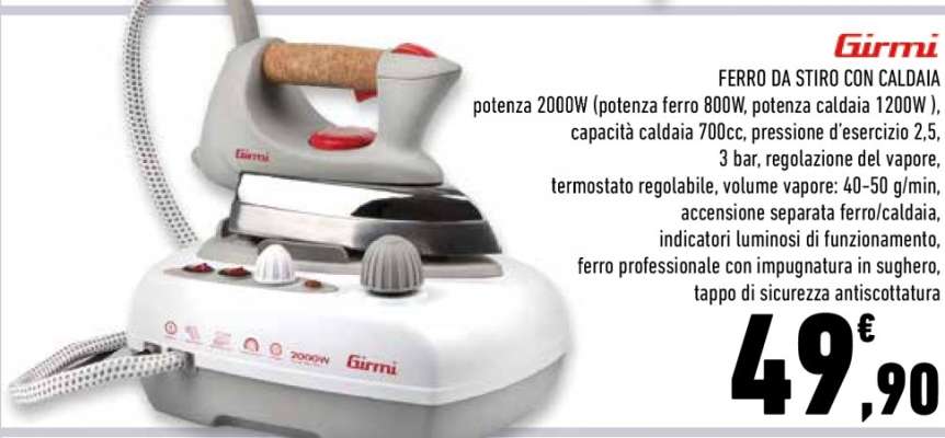 Girmi Ferro da Stiro con Caldaia