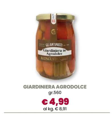 GIARDINIERA AGRODOLCE