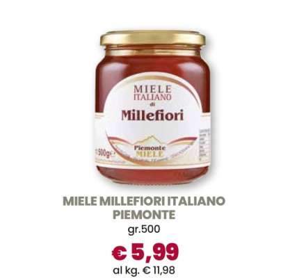 MIELE MILLEFIORI ITALIANO PIEMONTE