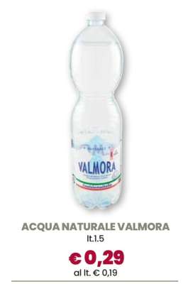 ACQUA NATURALE VALMORA