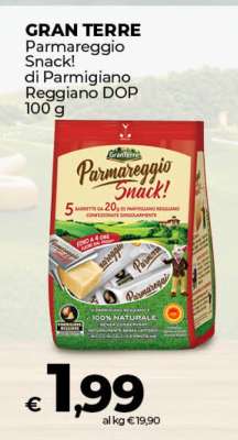 GRAN TERRE Parmareggio Snack!