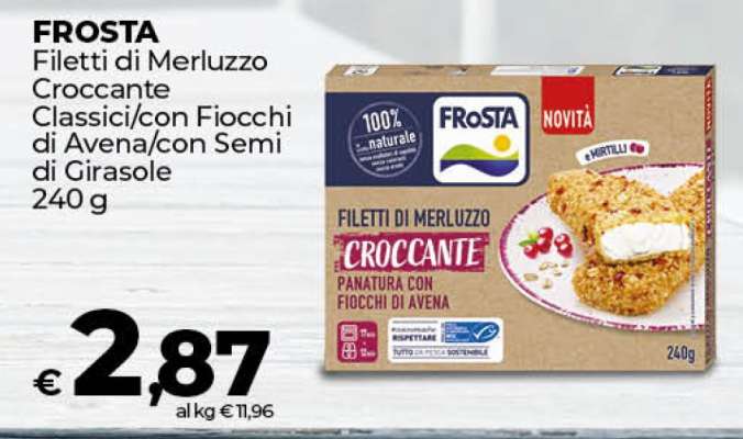 FROSTA Filetti di Merluzzo Croccante