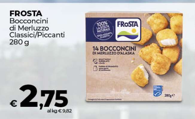 FROSTA Bocconcini di Merluzzo classici/piccanti