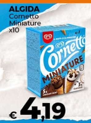 ALGIDA Cornetto Miniature x10