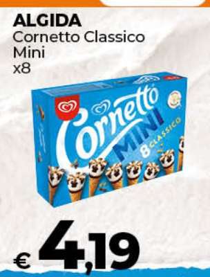 ALGIDA Cornetto Classico Mini x8