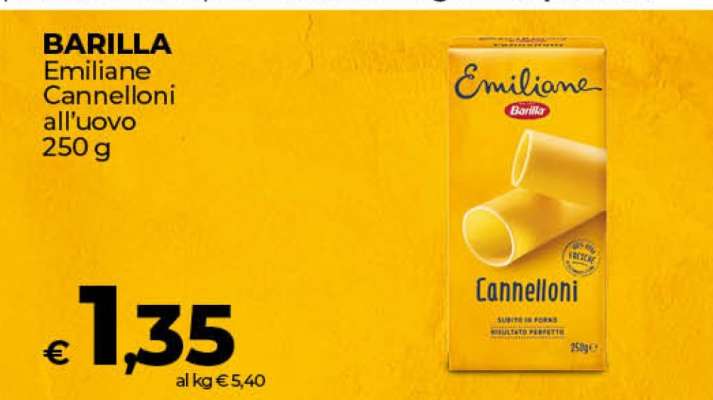 BARILLA Emiliane Cannelloni all’uovo