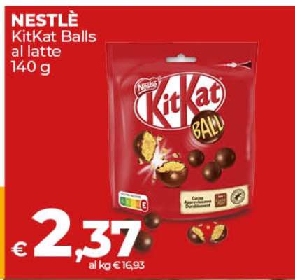 NESTLÈ KitKat Balls al latte
