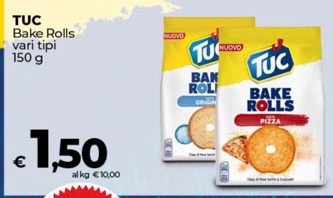 TUC BAKE ROLLS