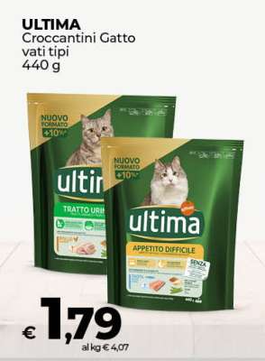 ULTIMA Croccantini Gatto vari tipi