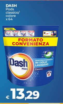 DASH Pods classico/colore x 64