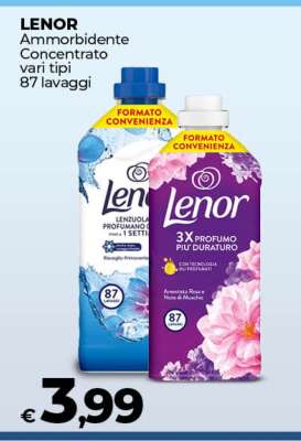 Lenor Ammorbidente Concentrato