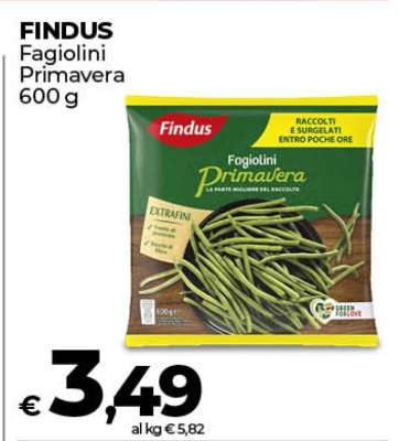FINDUS Fagiolini Primavera 600 g