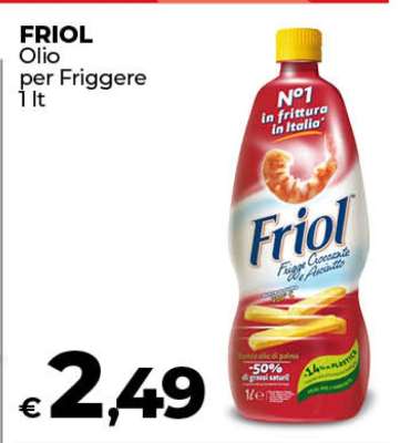 FRIOL Olio per Friggere 1 Lt