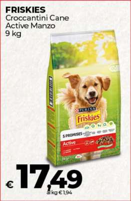 FRISKIES Croccantini Cane Active Manzo