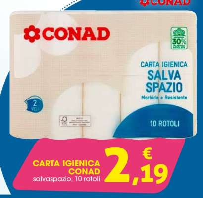 Carta igienica CONAD