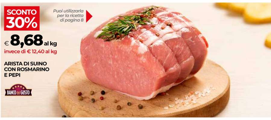 Arista di Suino con Rosmarino e Pepi