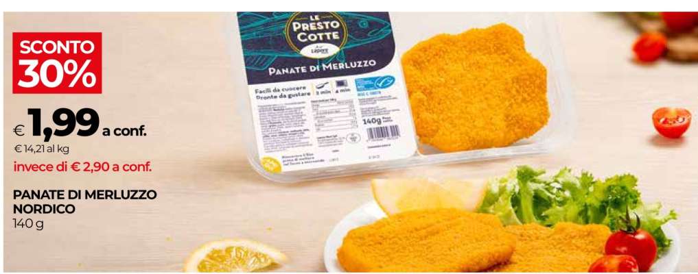 PANATE DI MERLUZZO NORDICO