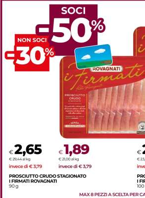 PROSCIUTTO CRUDO STAGIONATO I FIRMATI ROVAGNATI