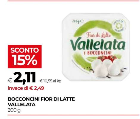 BOCCONCINI FIOR DI LATTE VALLELATA