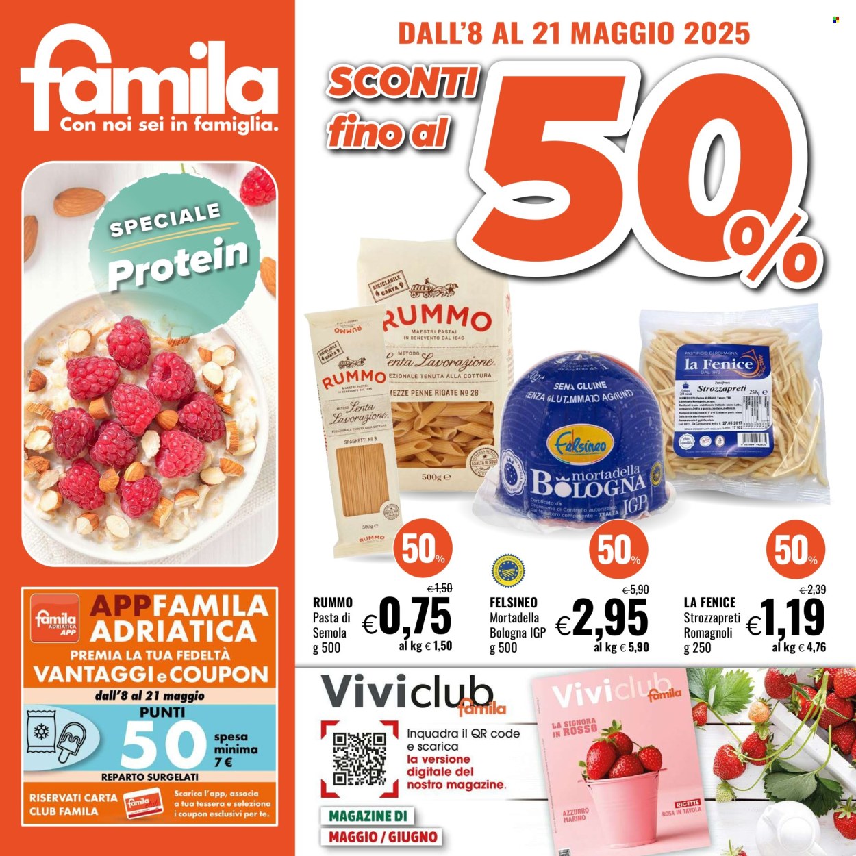 Leták Famila - 8.5.2025 - 21.5.2025. Strana 1