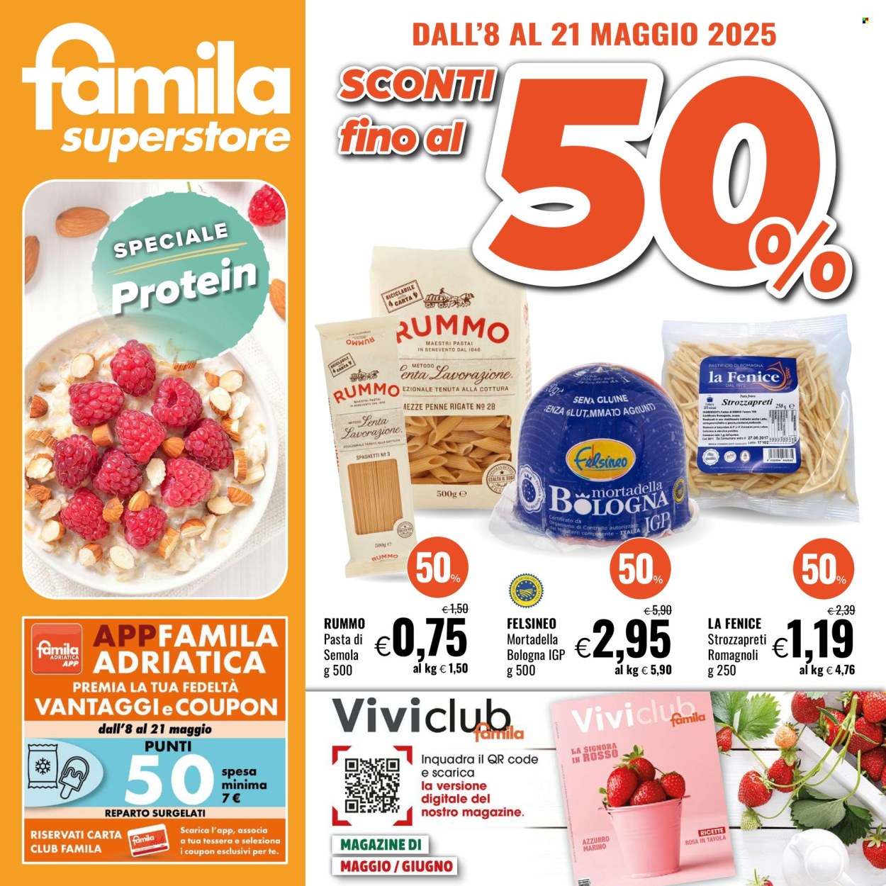 Volantino Famila - 8/5/2025 - 21/5/2025. Pagina 1
