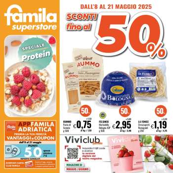 Volantino Famila - 8/5/2025 - 21/5/2025.