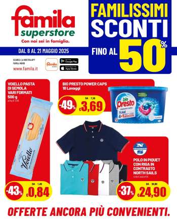 Volantino Famila - 8/5/2025 - 21/5/2025.