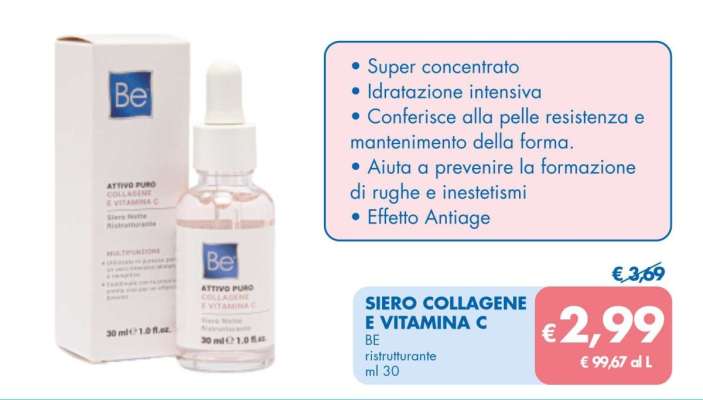 SIERO COLLAGENE E VITAMINA C