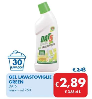 GEL LAVASTOVIGLIE GREEN