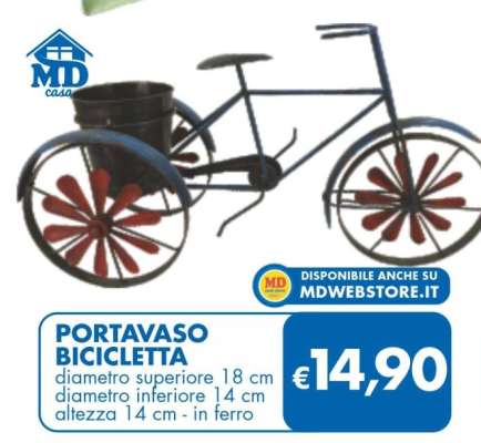 PORTAVASO BICICLETTA