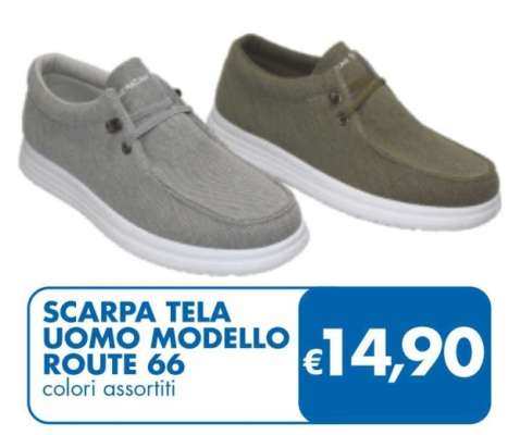 SCARPA TELA UOMO MODELLO ROUTE 66