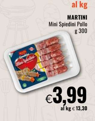 MARTINI Mini Spiedini Pollo