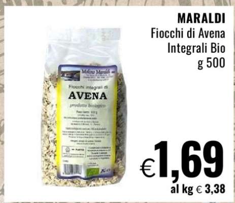 MARALDI Fiocchi di Avena Integrali Bio