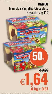 Cameo Muu Muu Vaniglia/Cioccolato