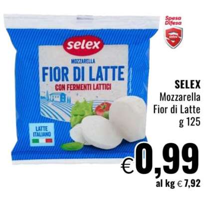 SELEX Mozzarella Fior di Latte