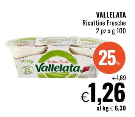 VALLELATA RICOTTINE FRESCHE