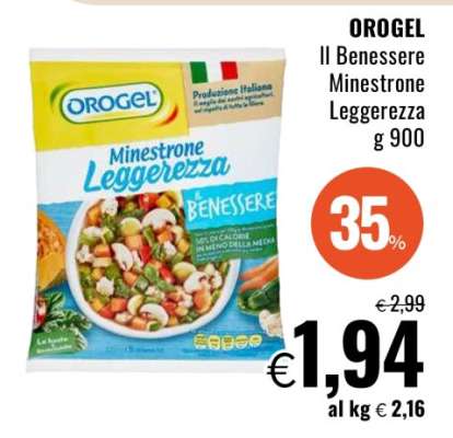 OROGEL Il Benessere Minestrone Leggerezza