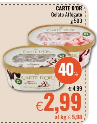 CARTE D'OR Gelato Affogato