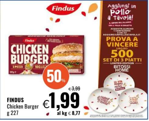 FINDUS Chicken Burger