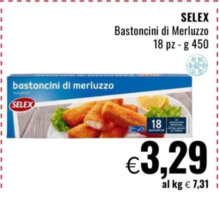 SELEX Bastoncini di Merluzzo