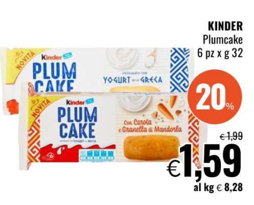 KINDER Plumcake