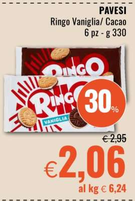 Pavesi Ringo Vaniglia/Cacao