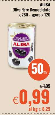 ALISA Olive Nere Denocciolate