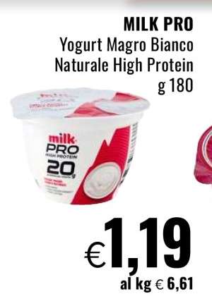 MILK PRO Yogurt Magro Bianco Naturale High Protein