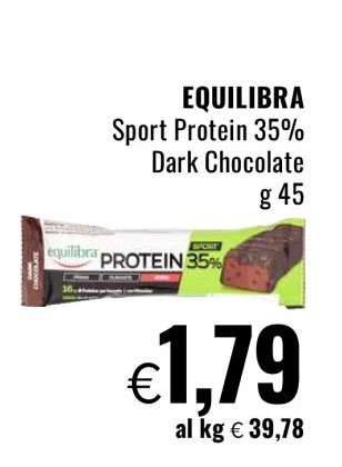 EQUILIBRA Sport Protein 35% Dark Chocolate